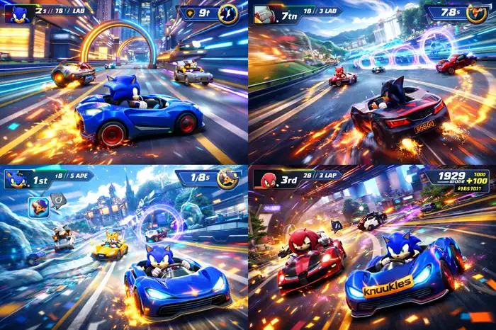 فروش خیره کننده بازیSonic Racing: CrossWorldsاز مرز ۱میلیون نسخه عبور کرد